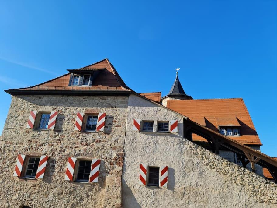 Exklusives Appartement im schöner Burganlage Jena Exterior foto