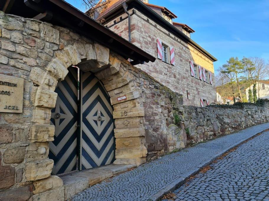 Exklusives Appartement im schöner Burganlage Jena Exterior foto