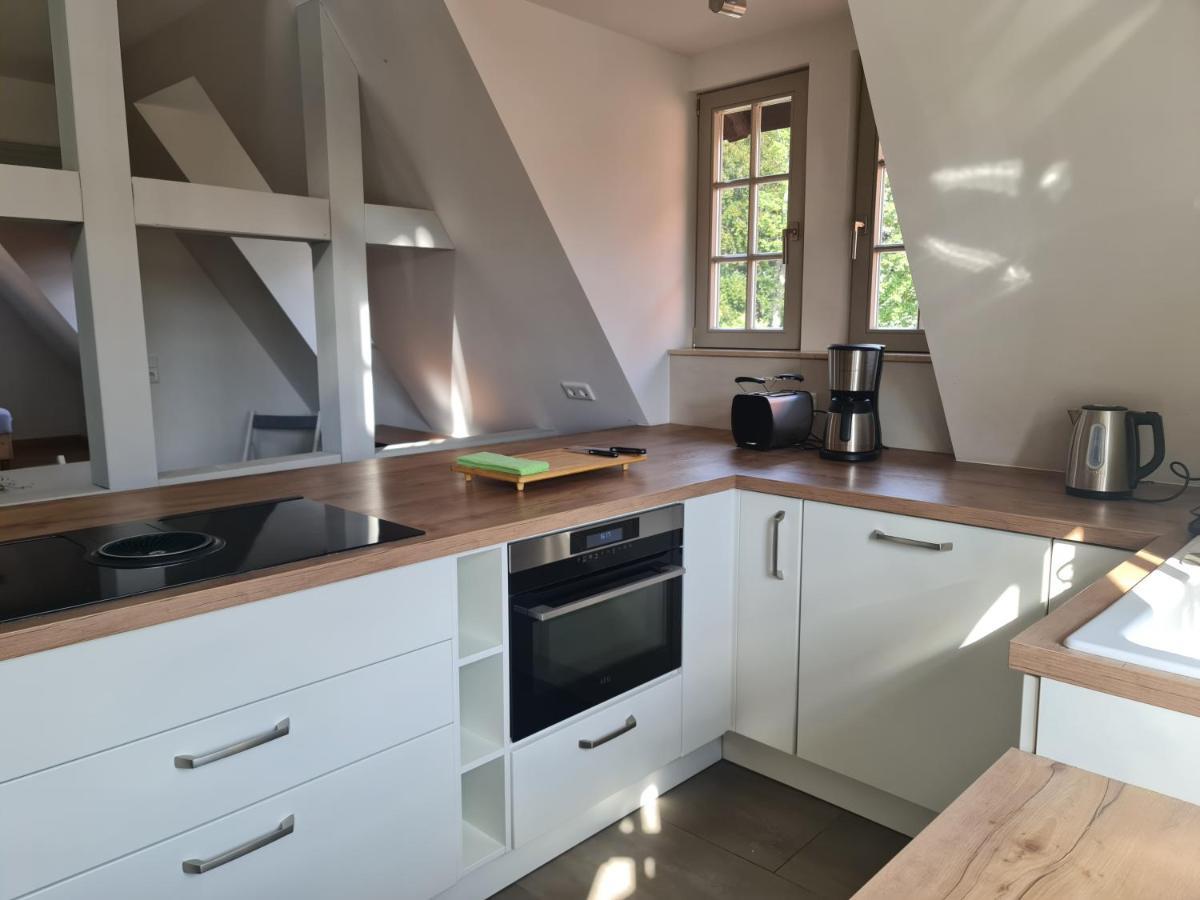 Exklusives Appartement im schöner Burganlage Jena Exterior foto