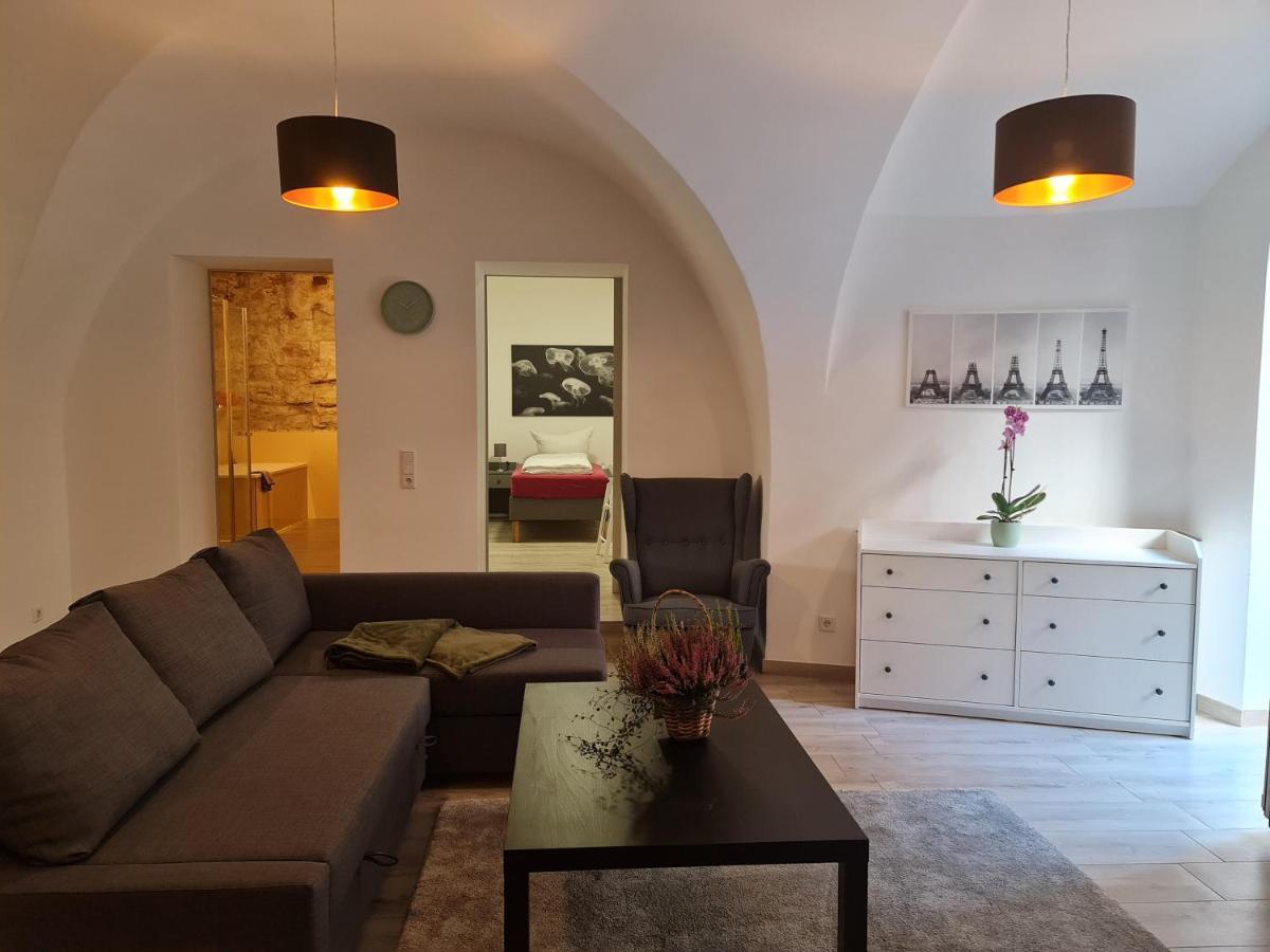 Exklusives Appartement im schöner Burganlage Jena Exterior foto