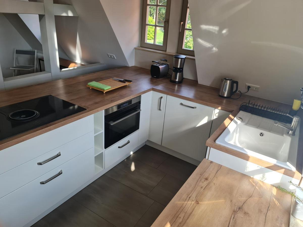 Exklusives Appartement im schöner Burganlage Jena Exterior foto